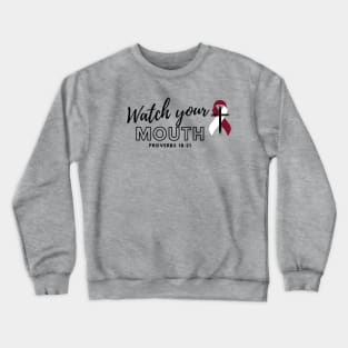 Oral Cancer Crewneck Sweatshirt